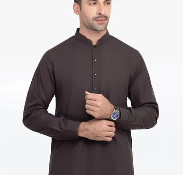 Men's Plum Kurta Shalwar