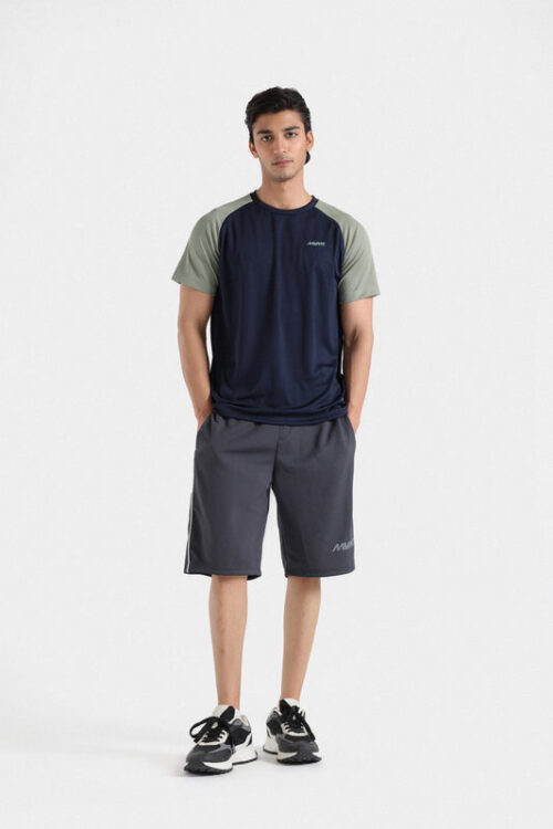 Activewear Contrast Raglan T-Shirt