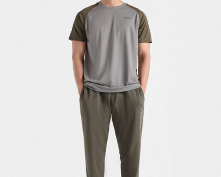 Activewear Contrast Raglan T-Shirt