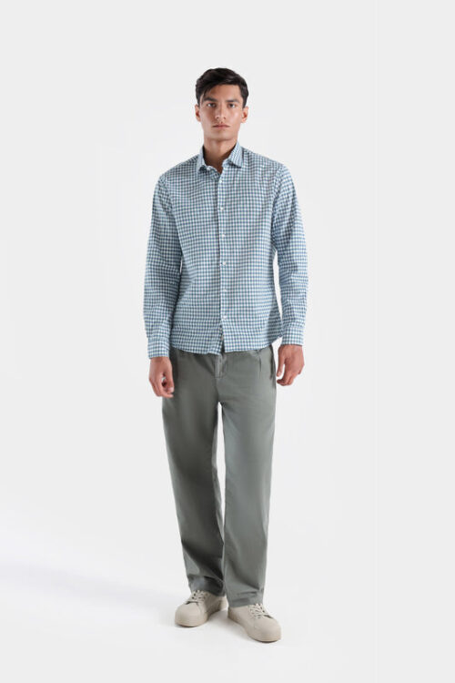 Seersucker Checkered Shirt
