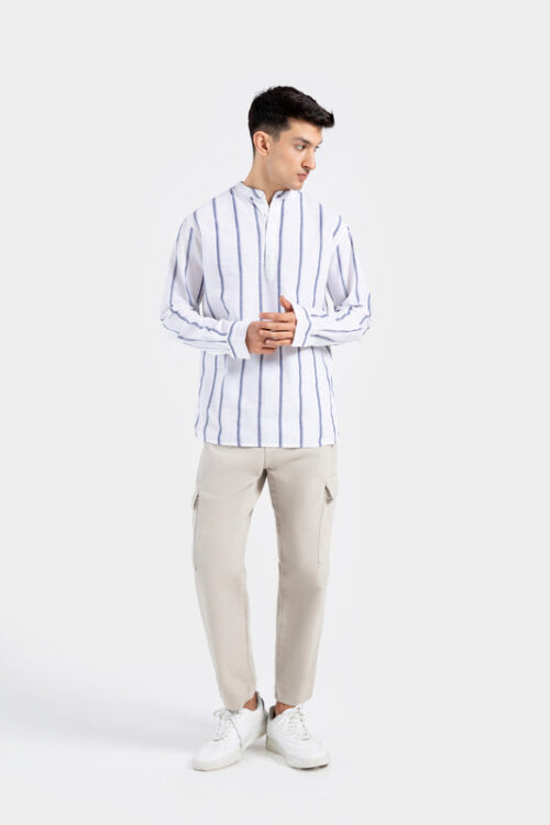 Striped Popover Shirt