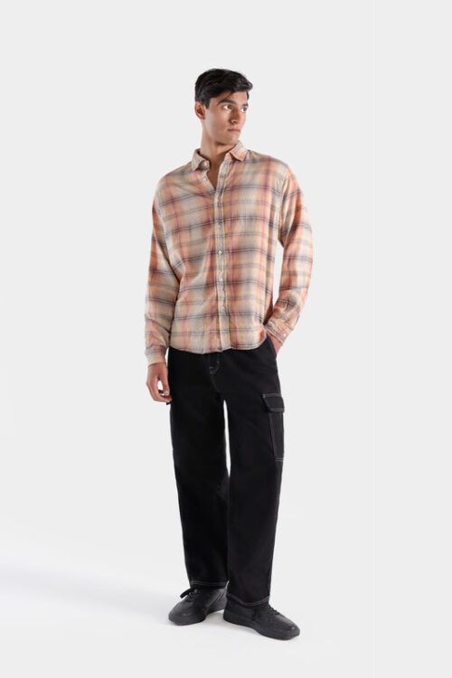 Seersucker Checkered Shirt