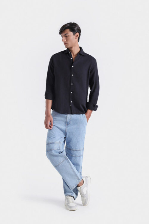 Textured Cotton Shirt