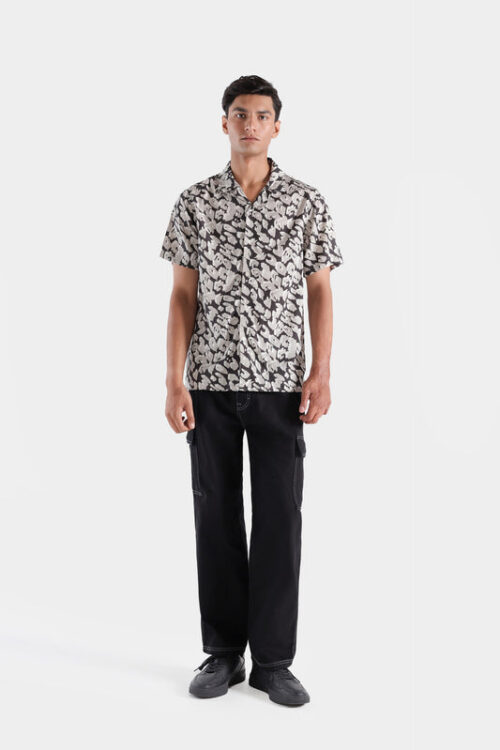 Resort Collar Printed Shirt