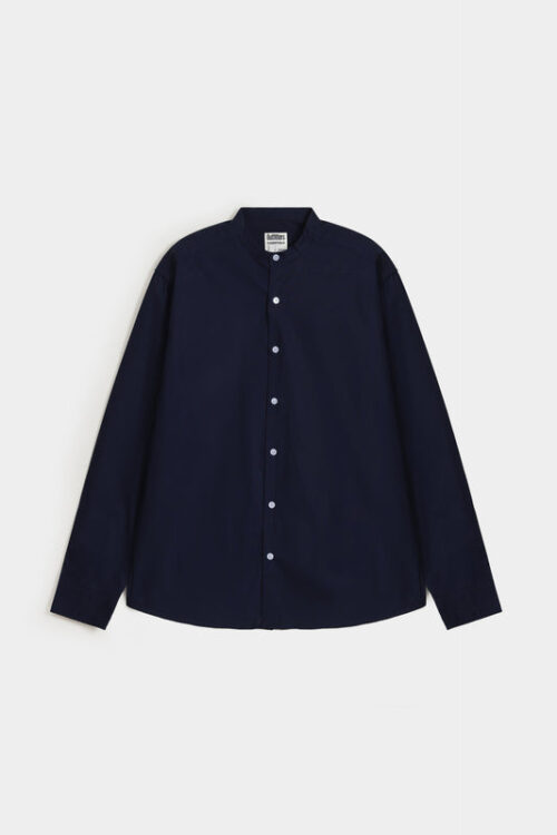 Basic Mandarin Collar Shirt