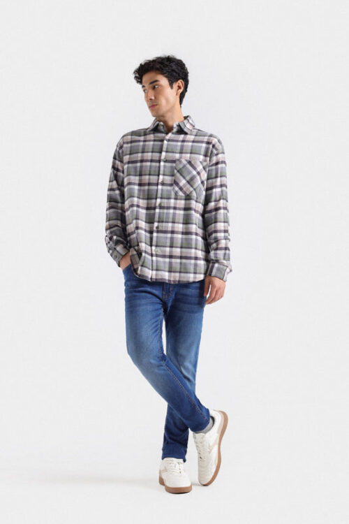 Checkered Shacket