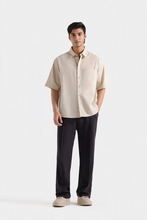 Basic Half Sleeve Cotton Shirt
