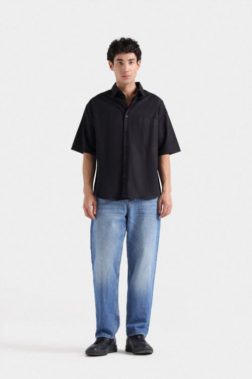 Basic Half Sleeve Cotton Shirt
