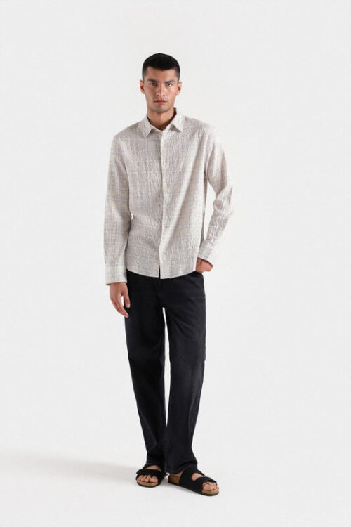 Seersucker Checkered Shirt