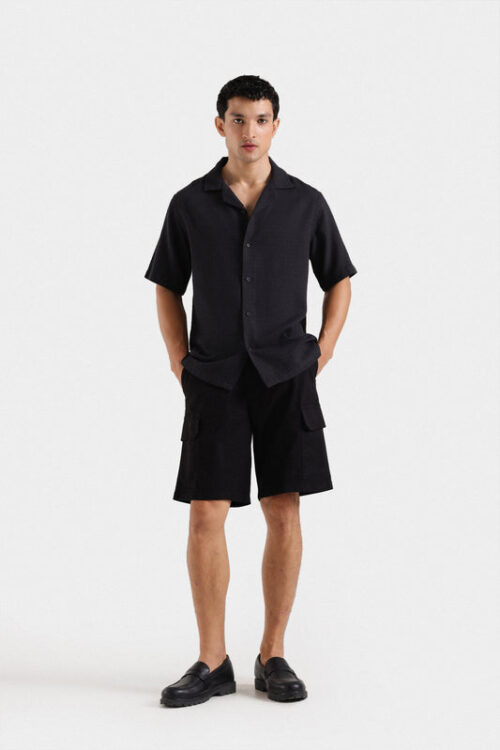 Dobby Texture Resort Collar Shirt