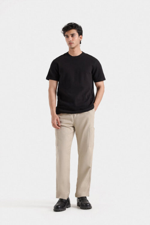 Basic Textured T-shirt