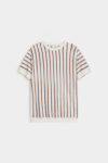 Textured Striped T-shirt