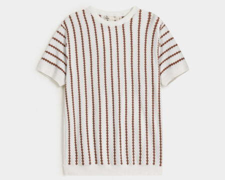 Textured Striped T-shirt