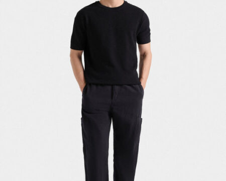 Knitted Textured T-Shirt