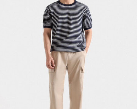 knitted Striped T-shirt