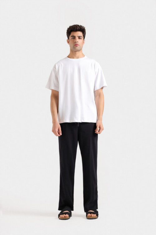 Basic T-shirt with Stitching Detail