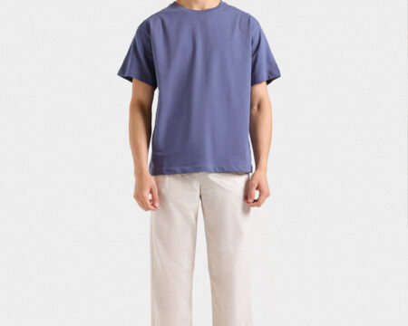 Basic T-shirt with Stitching Detail