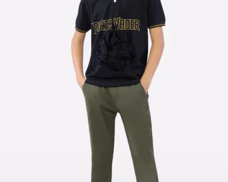 Black Star Wars Printed T-Shirt