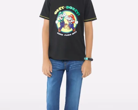 Super Mario Bros Printed T-Shirt