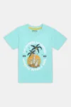 Aqua Graphic Printed T-Shirt