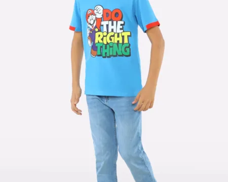 Super Mario Graphic Printed T-Shirt
