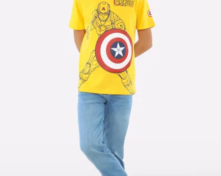 Captain America Graphic Printed T-Shirt