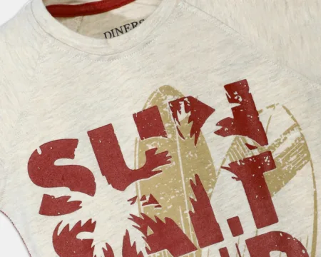 Off White Graphic Print T-Shirt