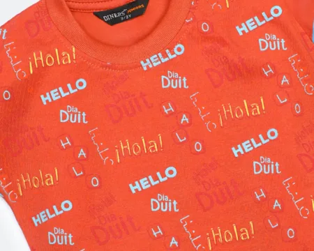 Rust All Over Printed T-Shirt