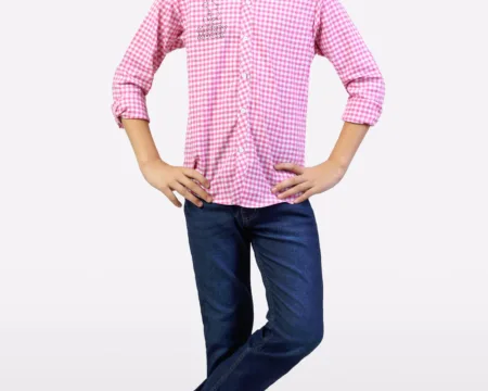 Gingham Check Casual Shirt
