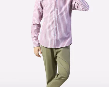 Medium Red Stripes Casual Shirt