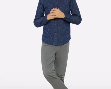 Dot Printed Casual Shirt