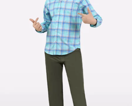 Gingham Check Casual Shirt
