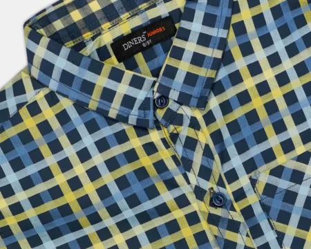Gingham Check Casual Shirt