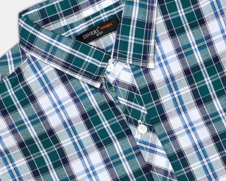 Green Glen Plaid Check Casual Shirt