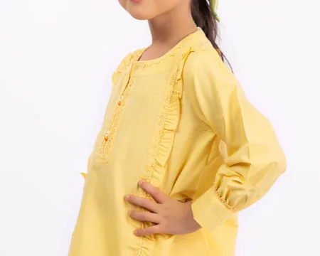 Yellow Girls Kurti