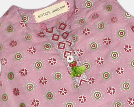 Lilac Printed Infant 2PC