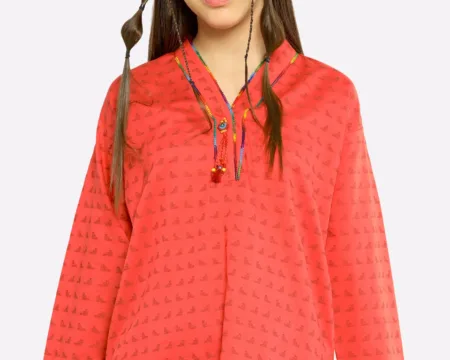 Red Stylised Girls 2PC