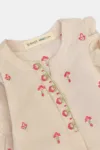 Cream Embroidered Infant 2PC