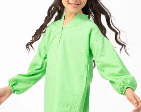 Light Green Stylised Girls 2PC