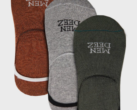 Solid No Show Socks - Pack of 3