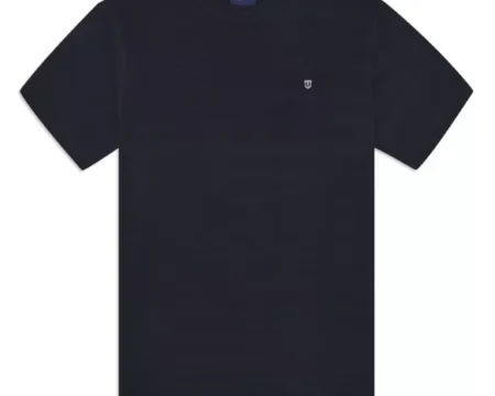 Black Texture Crew Neck T-shirt