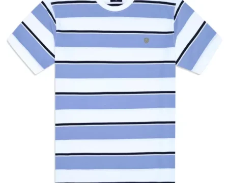 Sky Stripe Crew Neck T-shirt