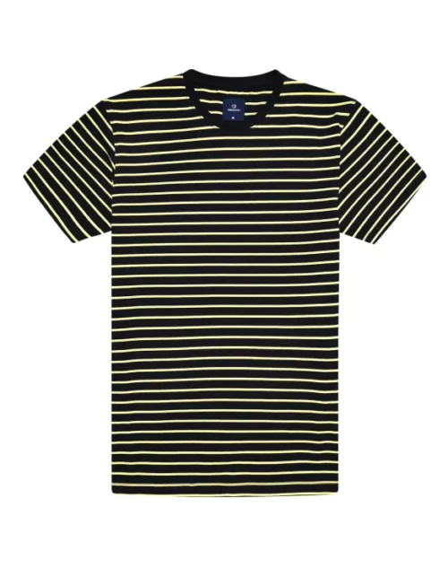 Black Stripe Crew Neck T-shirt