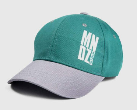 MNDZ Original Embroidered Cap -  Green & Grey