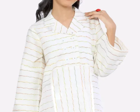 White Stylised Teens Kurti