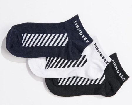 Barcode Ankle Socks - Pack of 3