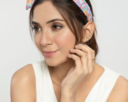 Printed Chiffon Bow Headband