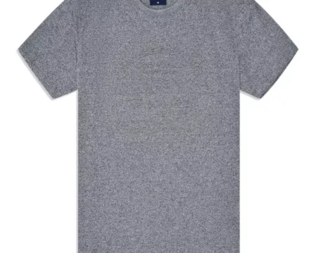 Charcoal Plain Crew Neck T-shirt