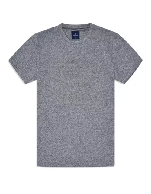 Charcoal Plain Crew Neck T-shirt