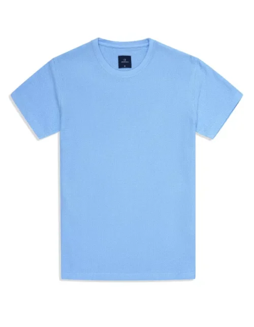 Sky Texture Crew Neck T-shirt